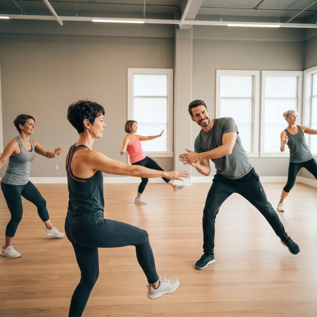 Studio group movement session